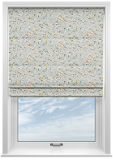 Malory, Aqua - Roman Blind